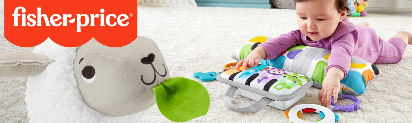 Дитячі килимки, іграшки для гри на животику Fisher-price для немовлят
