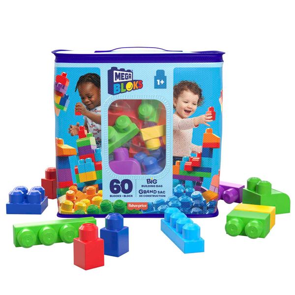 конструктор в мешке на 60 деталей First Builders Mega Bloks