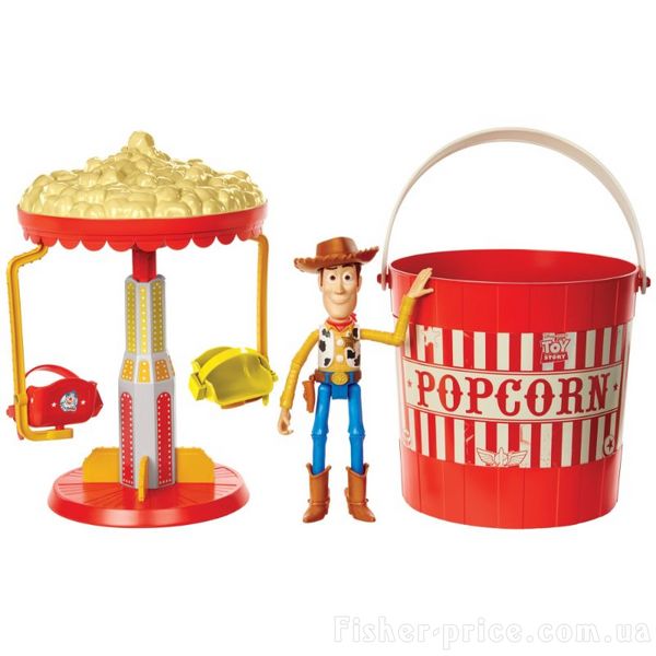 Набір Попкорн: фігурка Вуді на каруселях з мультфільму Історія іграшок GDF66