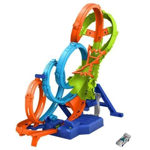 Игрушка для мальчика 5 лет Hot Wheels Race трек HXR70 