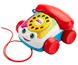 Веселый телефон Fisher-price игрушка каталка на веревочке