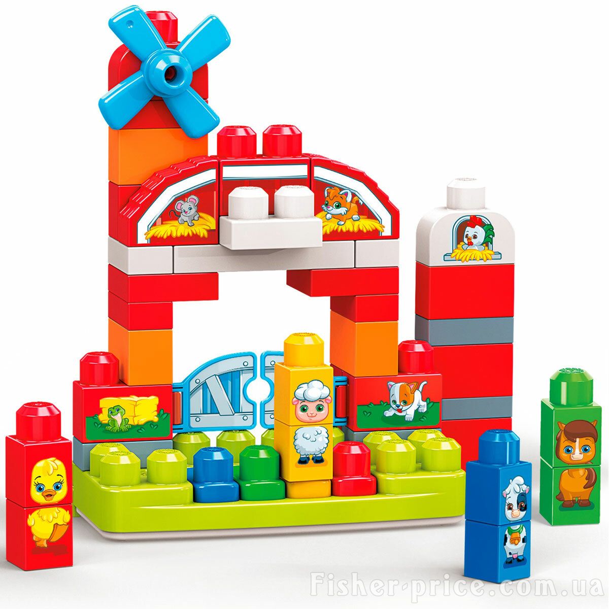 MEGA BLOKS первый детский конструктор от 1 года, не имеет острых краев