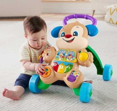Інтерактивні ходунки каталка для дітей Fisher-price Розумне цуценя