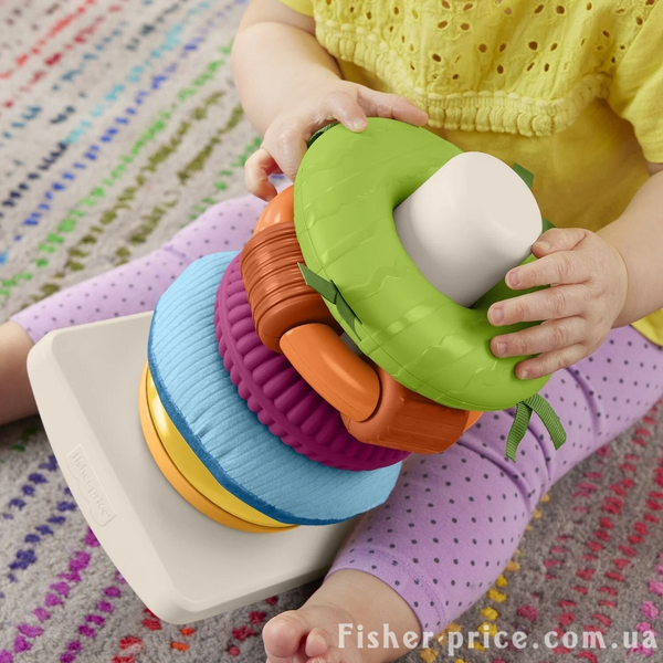 Пирамидка Fisher-Price Развитие сенсорики