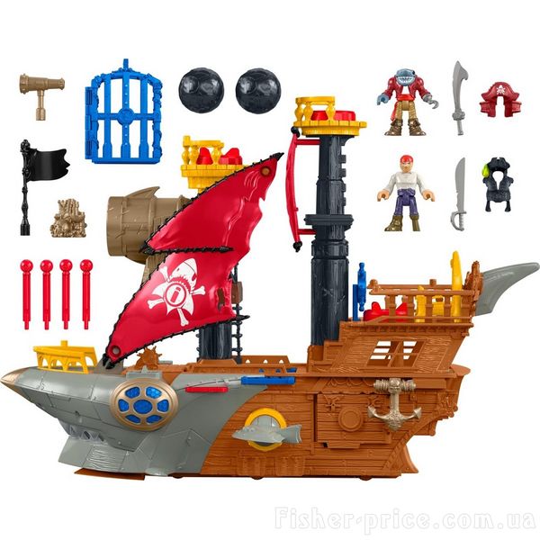 пиратский корабль с пиратами купить