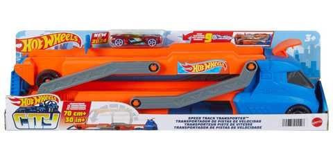 Грузовик транспортер мобильный гараж Hot Wheels 