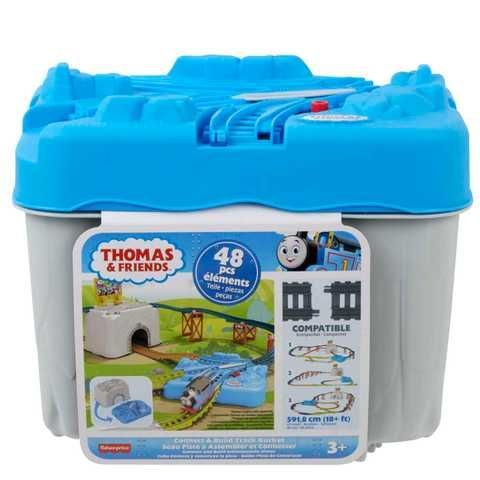 Великий трек дитяча залізниця Thomas & Friends з контейнером для