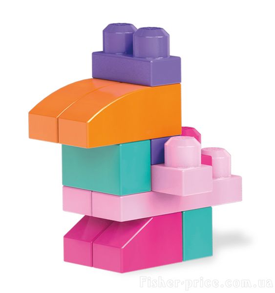 Конструктор Mega Bloks для девочки от 1 года 80 деталей