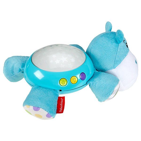 Музыкальный мягкий ночник Fisher-price Бегемотик