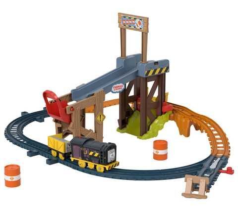 Дизель і Шкідливий вагончик Залізна дорога на батарейках Thomas