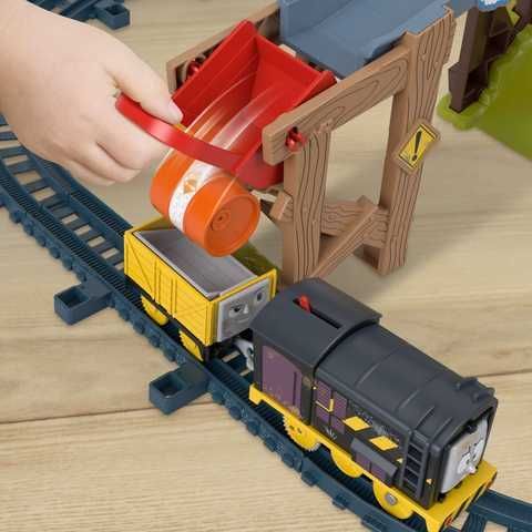 Дизель и Вредный вагон Железная дорога на батарейках Thomas