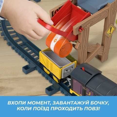 Дизель і Шкідливий вагончик Залізна дорога на батарейках Thomas