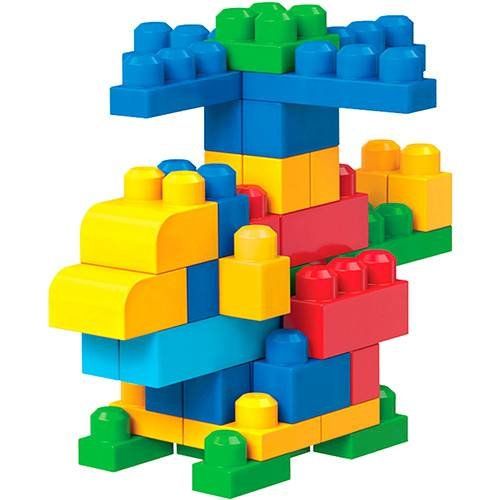 Первый конструктор Mega Bloks от 1 года, 80 деталей в мешке