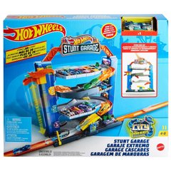 Чотирьохповерховий гараж з ліфтом для 20 машинок Hot Wheels GNL70