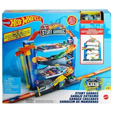 Четырехэтажный гараж Hot Wheels с лифтом для машинок – купить