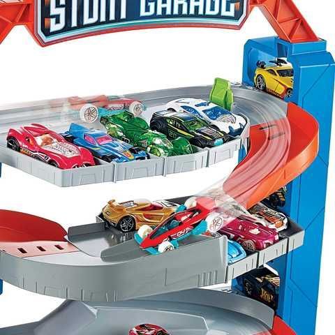 Четырехэтажный гараж Hot Wheels с лифтом для машинок – купить