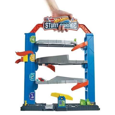 Четырехэтажный гараж Hot Wheels с лифтом для машинок – купить