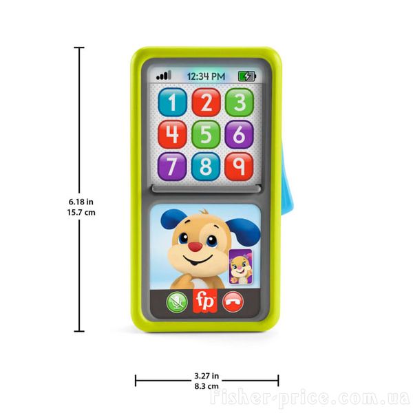 Смартфон Fisher-price багатомовна інтерактивна іграшка (укр/англ/іврит/лит/лат/ест/рос)