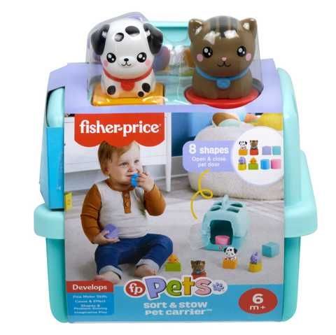 Детский Сортер Fisher-Price 6м+ Переноска с животными HTW93