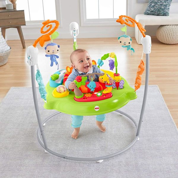 Прыгунки для детей Fisher-price Тропический лес