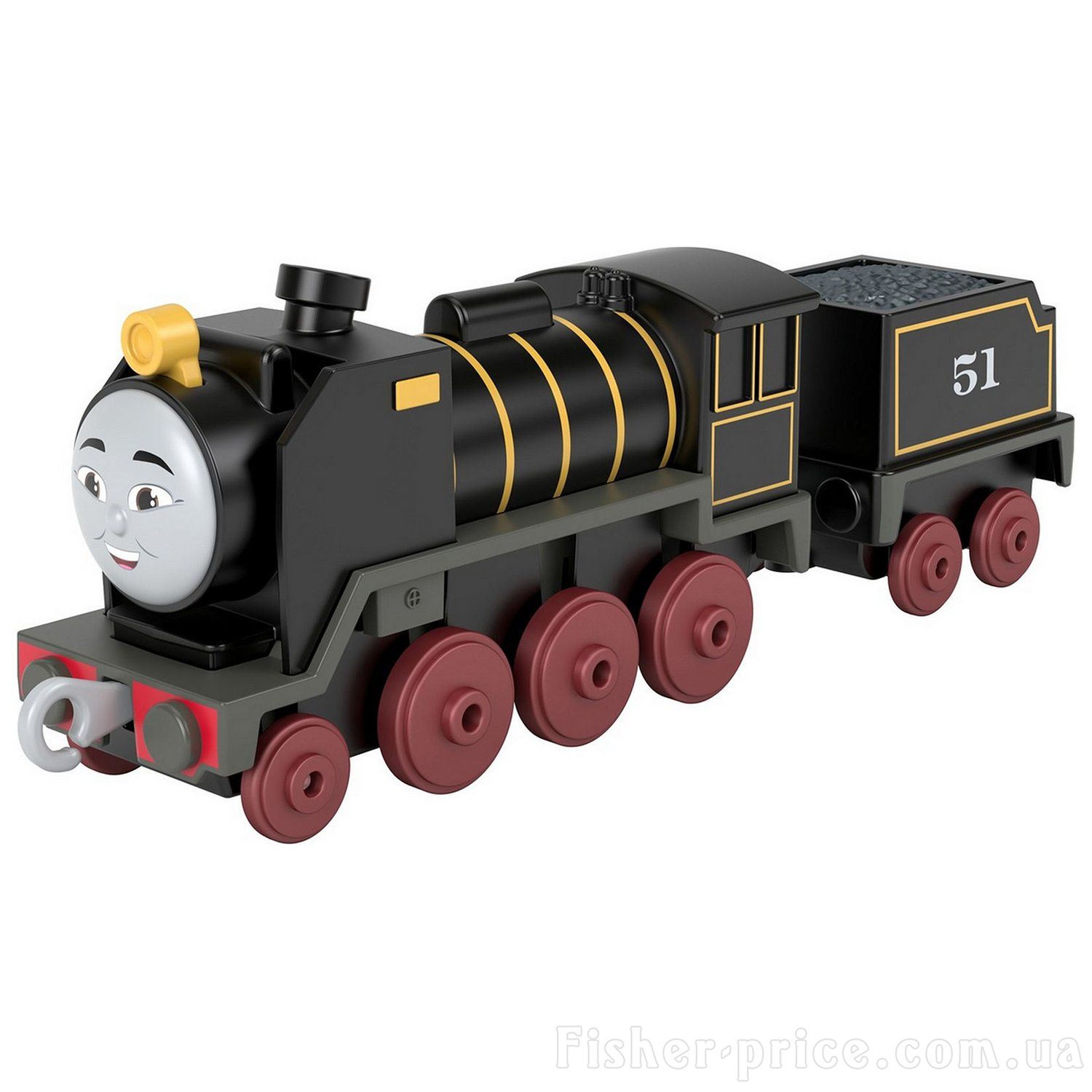 Хиро 51 металлический паровозик с прицепом Thomas and Friends -  Fisher-Price Ukraine Официальный интернет-магазин игрушек Фишер-прайс