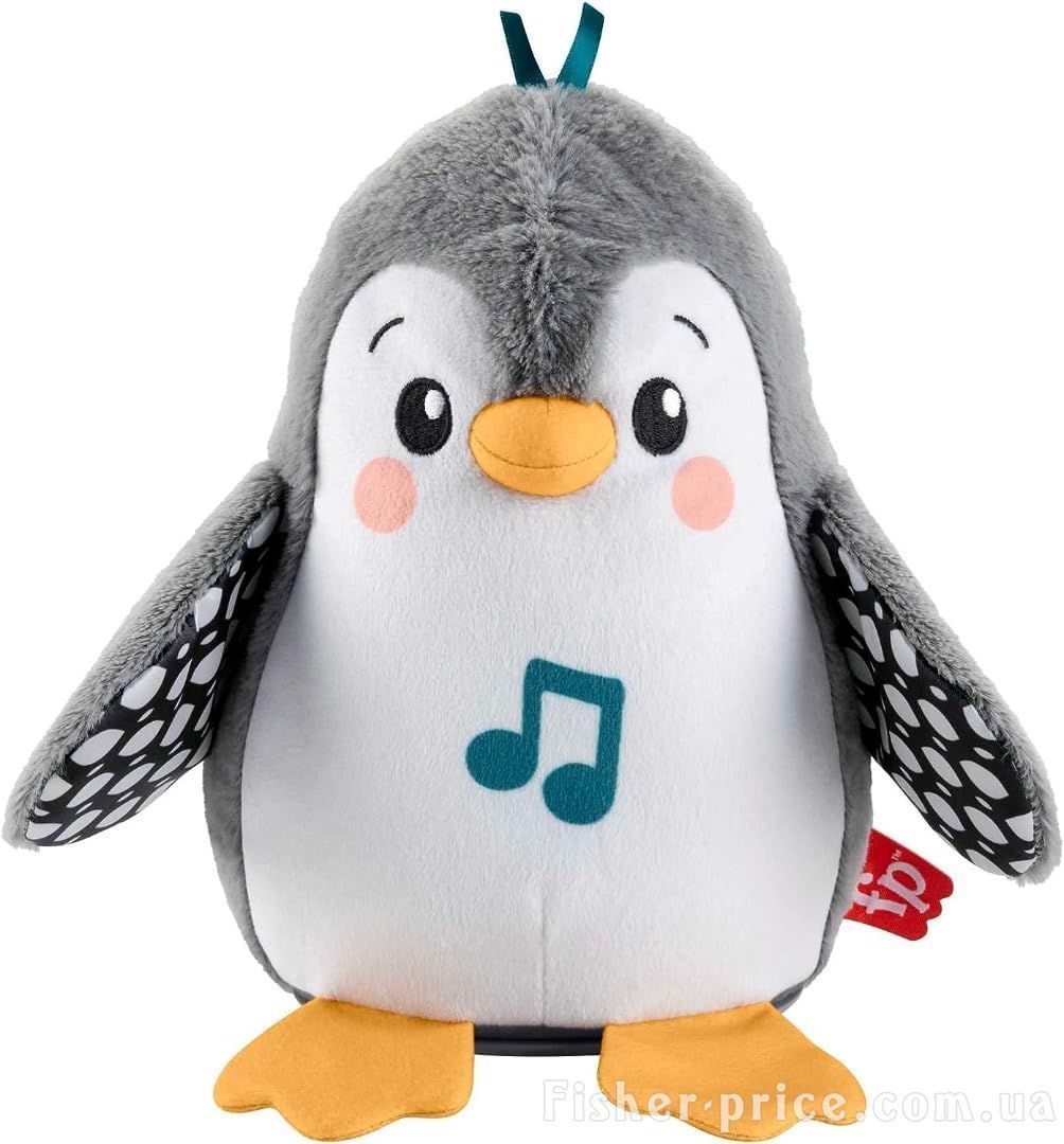 Мягкая музыкальная игрушка-неваляшка Пингвиненок Fisher-Price HNC10