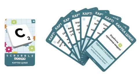 Настольная игра Scrabble Оригинал на украинском языке от 8 лет