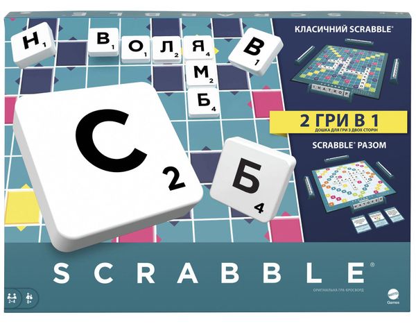 Настольная игра Scrabble Оригинал на украинском языке