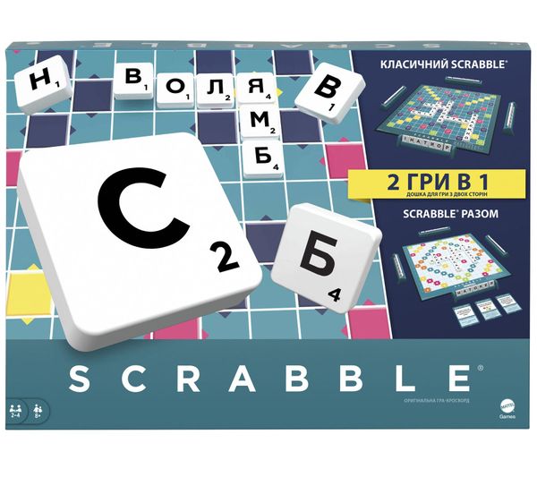 Настольная игра Scrabble Оригинал на украинском языке